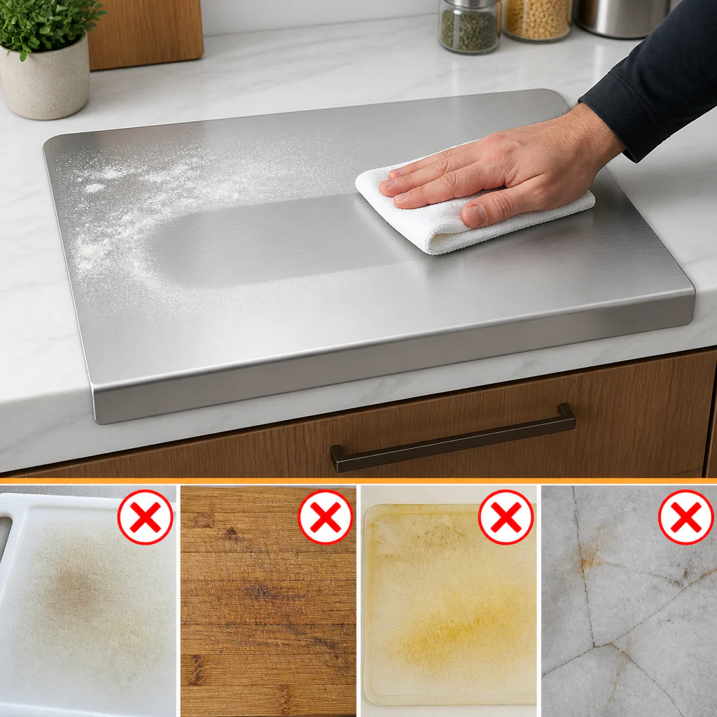 SteelPure™ — Replace Three Smelly Boards With One That Rinses Clean - Image 2