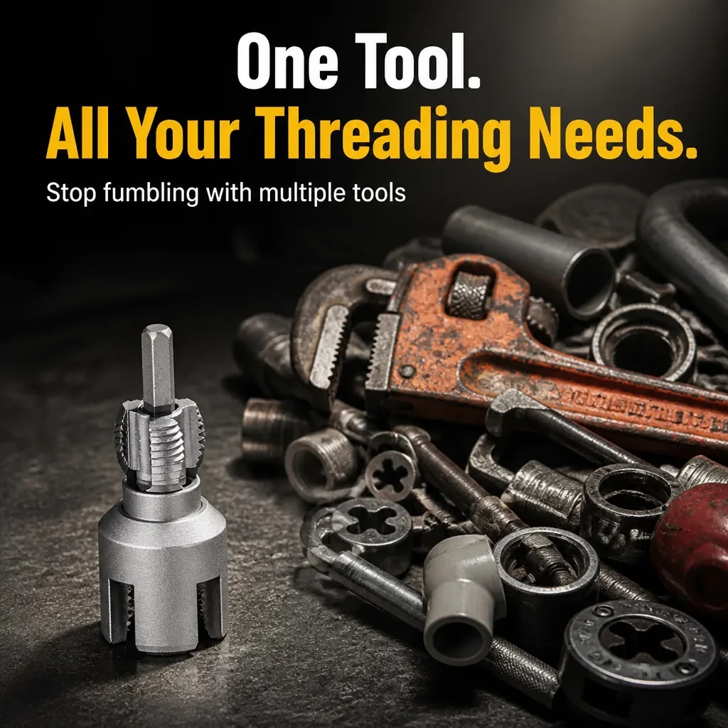 SteelTight™ — Thread Plastic Pipe Inside & Out in One Pass, Zero Leaks - Image 2
