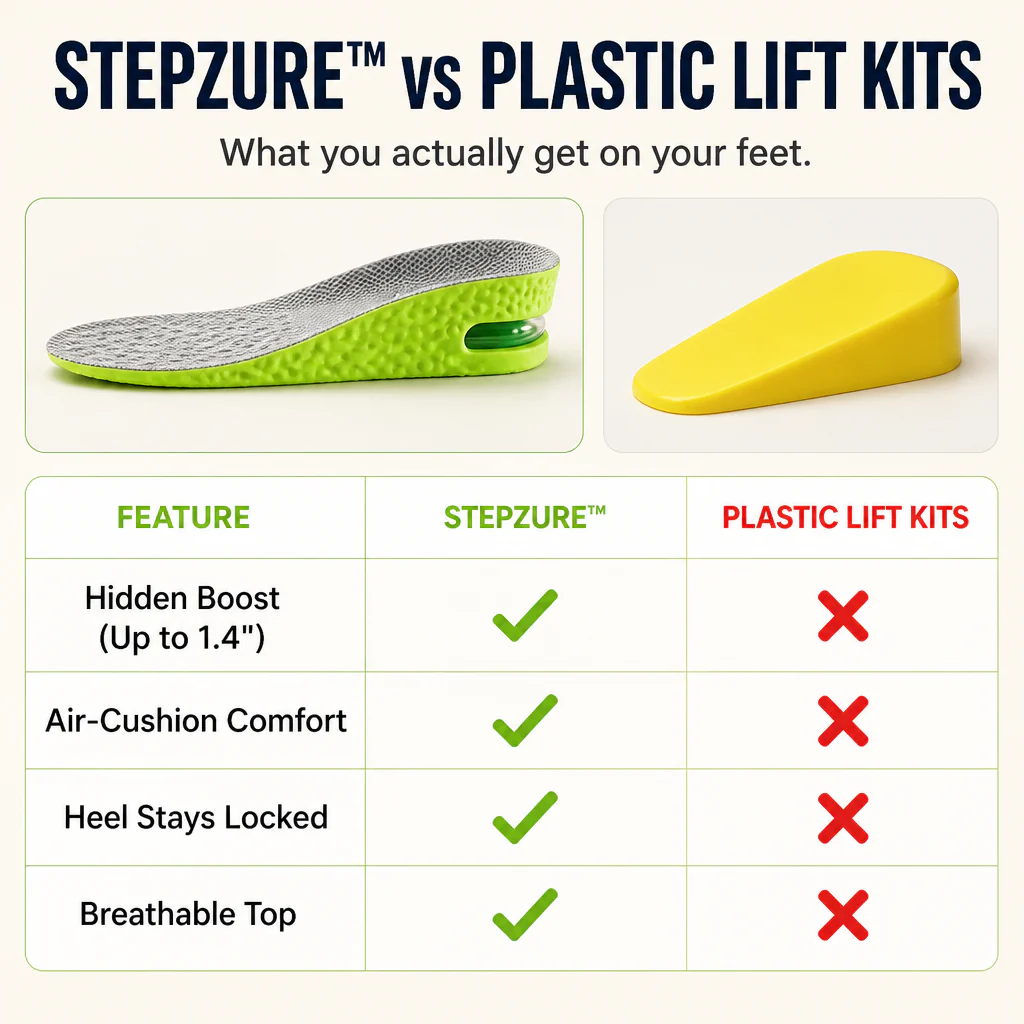 StepZure™ — Stand 1.4 Inches Taller in Any Shoe You Already Own - Image 6