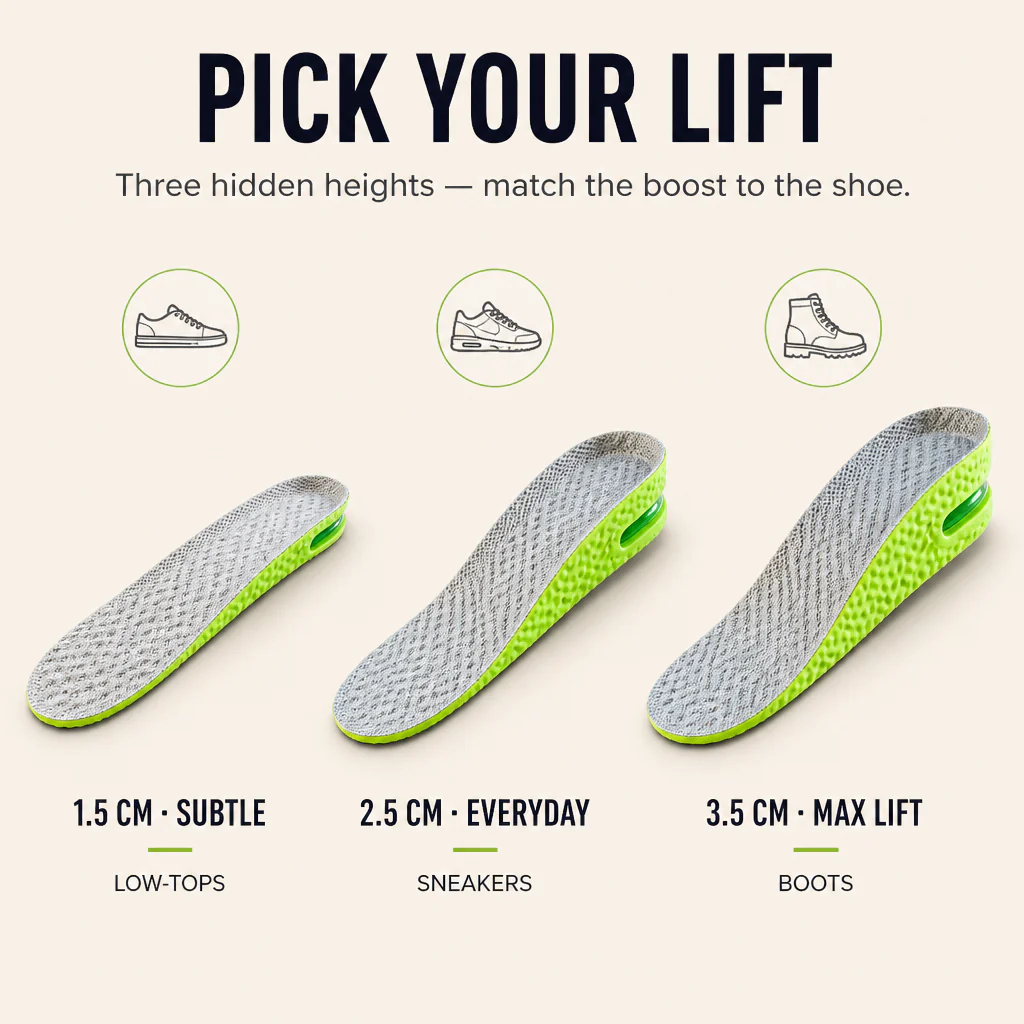StepZure™ — Stand 1.4 Inches Taller in Any Shoe You Already Own - Image 7