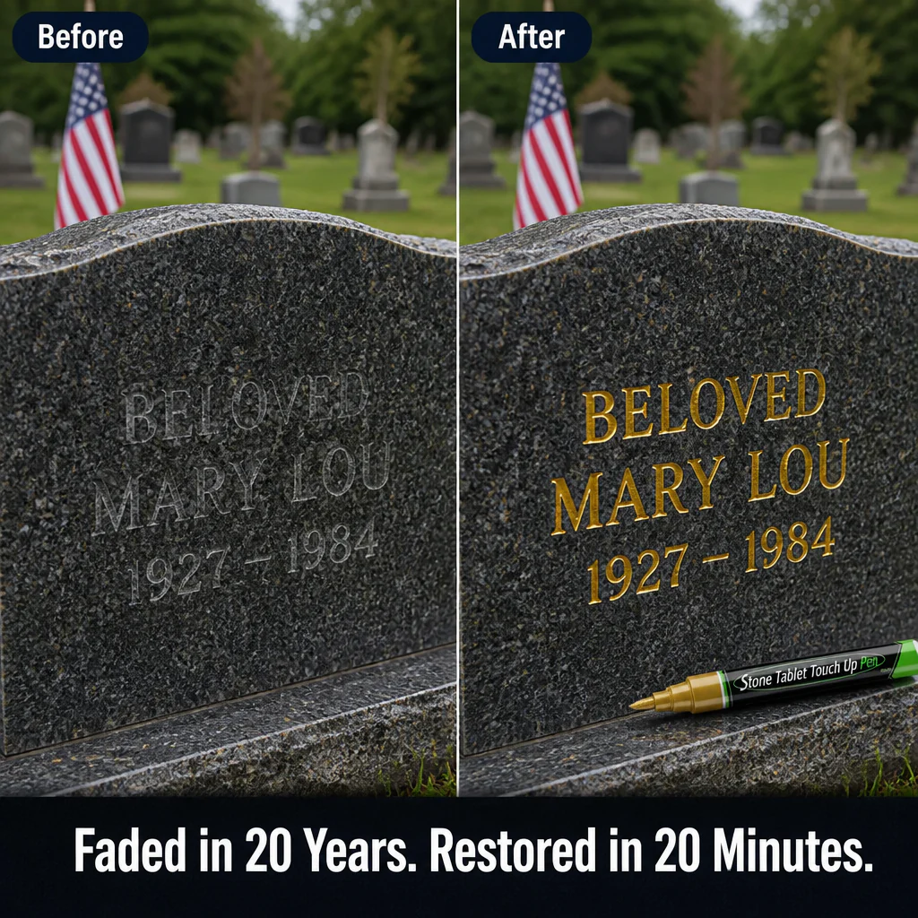StoneVibe™ — Bring Faded Memorial Names Back to Sharp, Weatherproof Clarity - Image 4