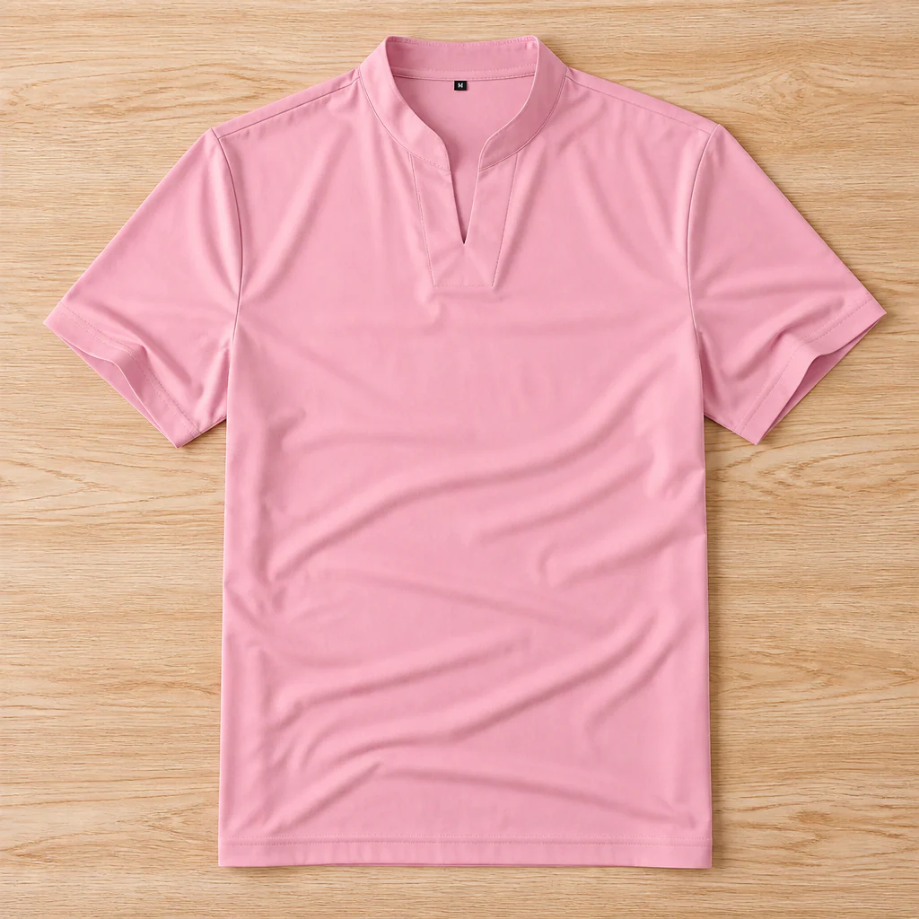 StratoFlex™ – Slim-Fit Performance Tee with Notched Stand Collar - Image 14