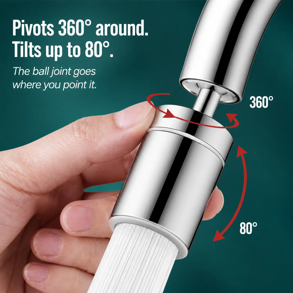 StreamMaster Pro™ — Stop the Splash and Reach Every Corner of Your Sink - Image 4
