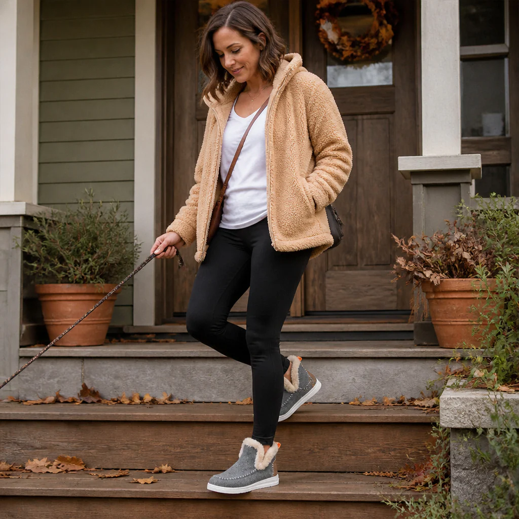 StrideEase™ – Cozy Faux Fur-Lined Slip-On Winter Boots - Image 2