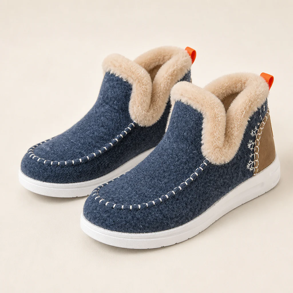 StrideEase™ – Cozy Faux Fur-Lined Slip-On Winter Boots - Image 3
