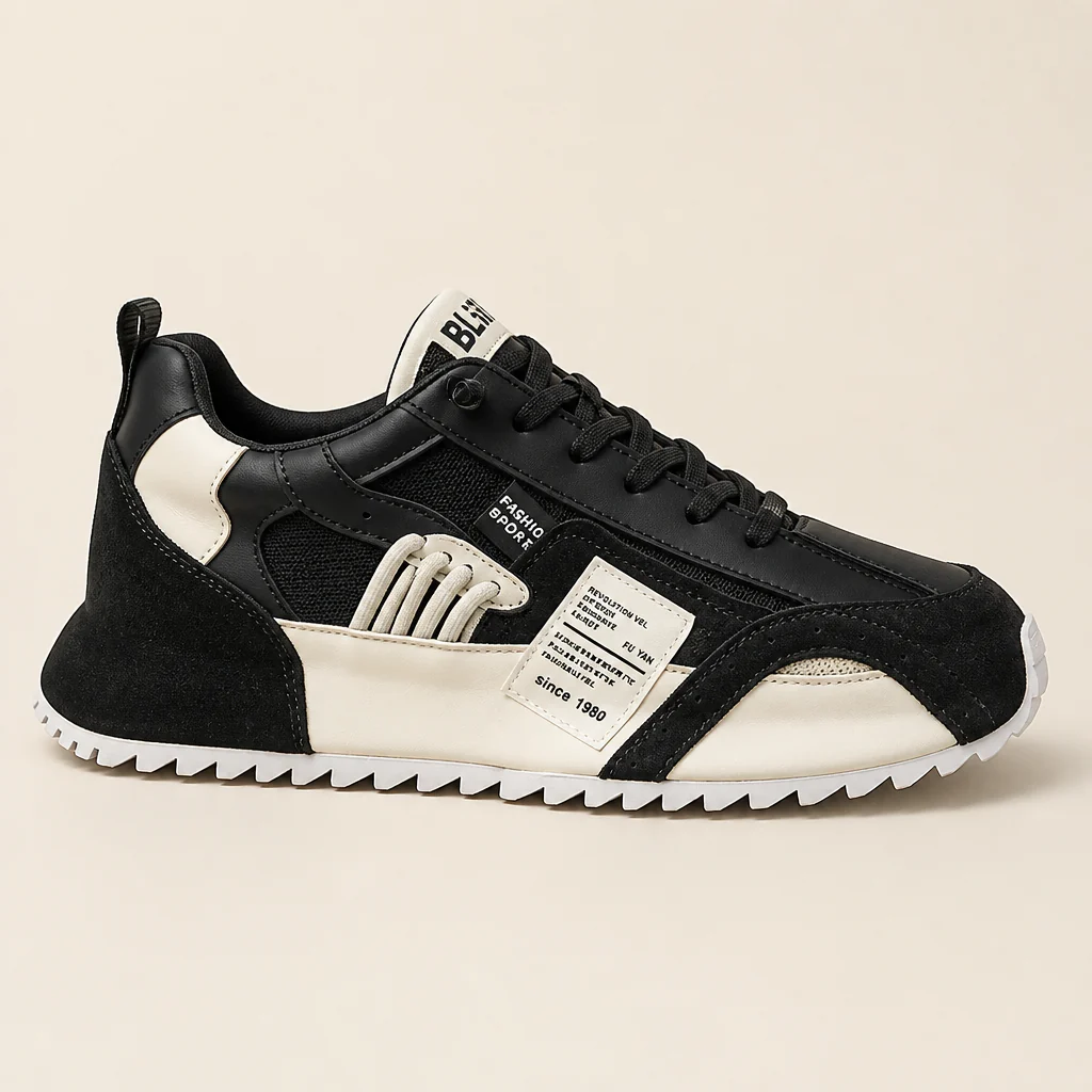 StridePro™ – Retro Heritage Runner Sneakers with Suede & Mesh Mix - Image 11