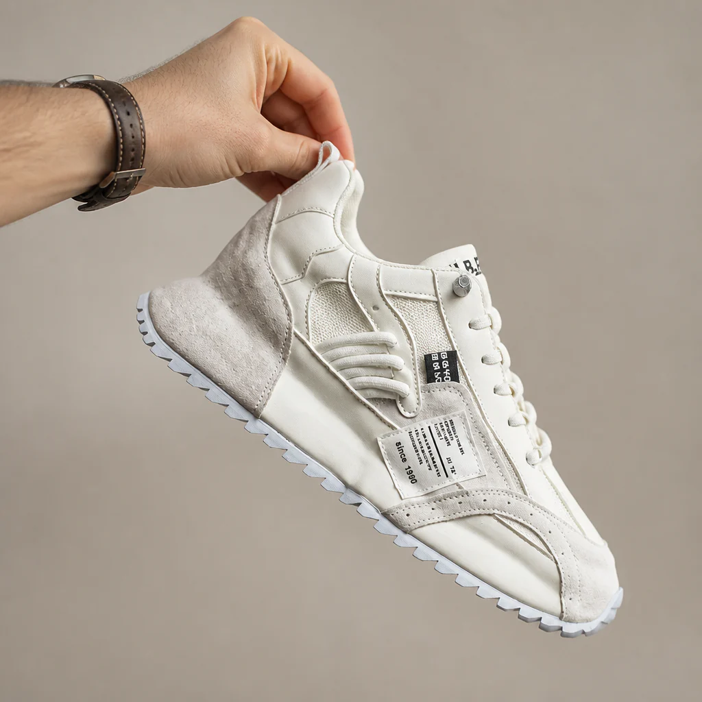 StridePro™ – Retro Heritage Runner Sneakers with Suede & Mesh Mix - Image 8