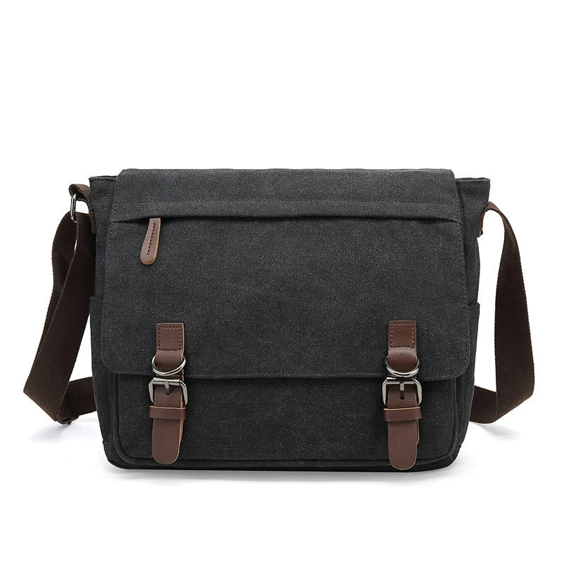 Stylish Canvas Shoulder Bag for Organized Travel - Image 12