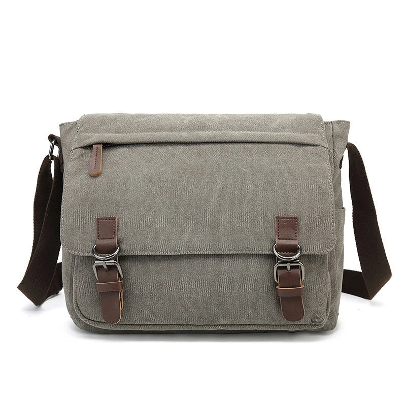 Stylish Canvas Shoulder Bag for Organized Travel - Image 14