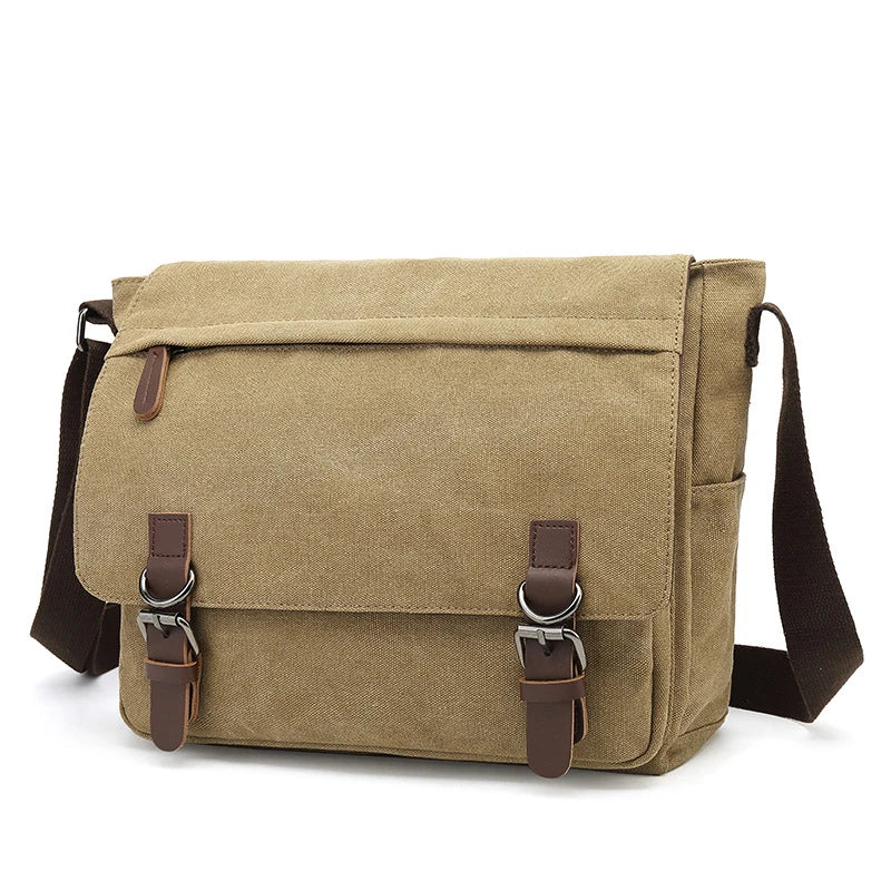 Stylish Canvas Shoulder Bag for Organized Travel - Image 6