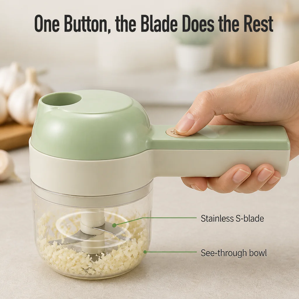 SwiftChop™ Elite — Mince, Slice & Whisk a Whole Meal's Prep in Seconds, Cord-Free - Image 3