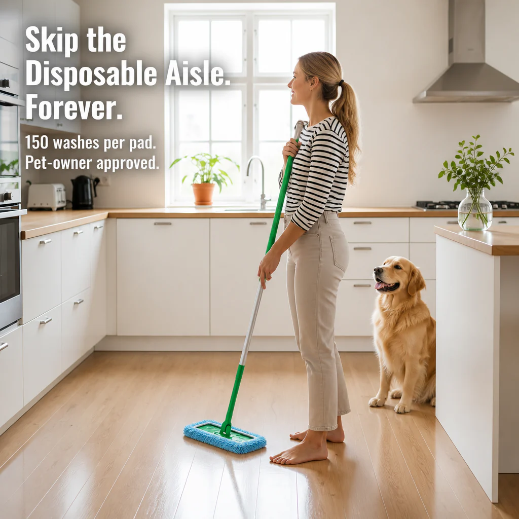 SwiftSleek™ — Snap-On Microfiber Pads That Grab Pet Hair Through 150 Washes - Image 6