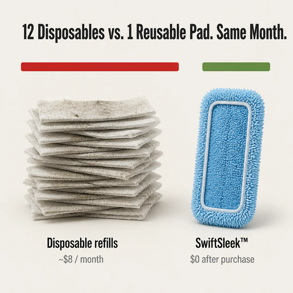 SwiftSleek™ — Snap-On Microfiber Pads That Grab Pet Hair Through 150 Washes - Image 8