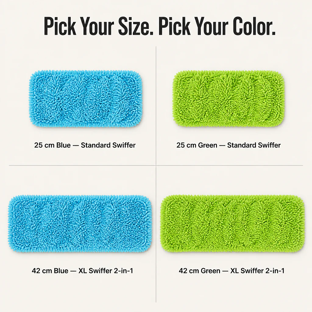 SwiftSleek™ — Snap-On Microfiber Pads That Grab Pet Hair Through 150 Washes - Image 9