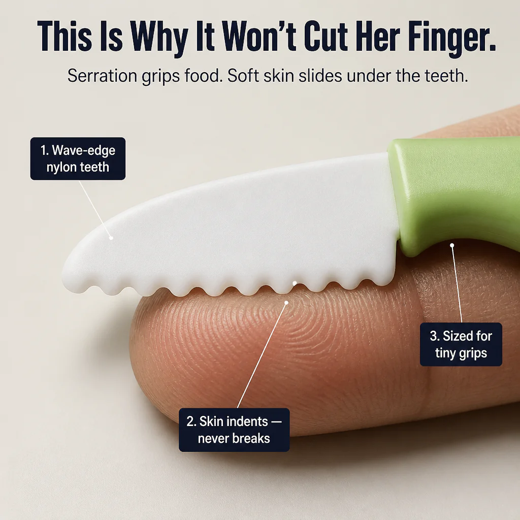 SwiftSlice™ — Let Your Toddler Slice Real Veggies Without Slicing Their Fingers - Image 3
