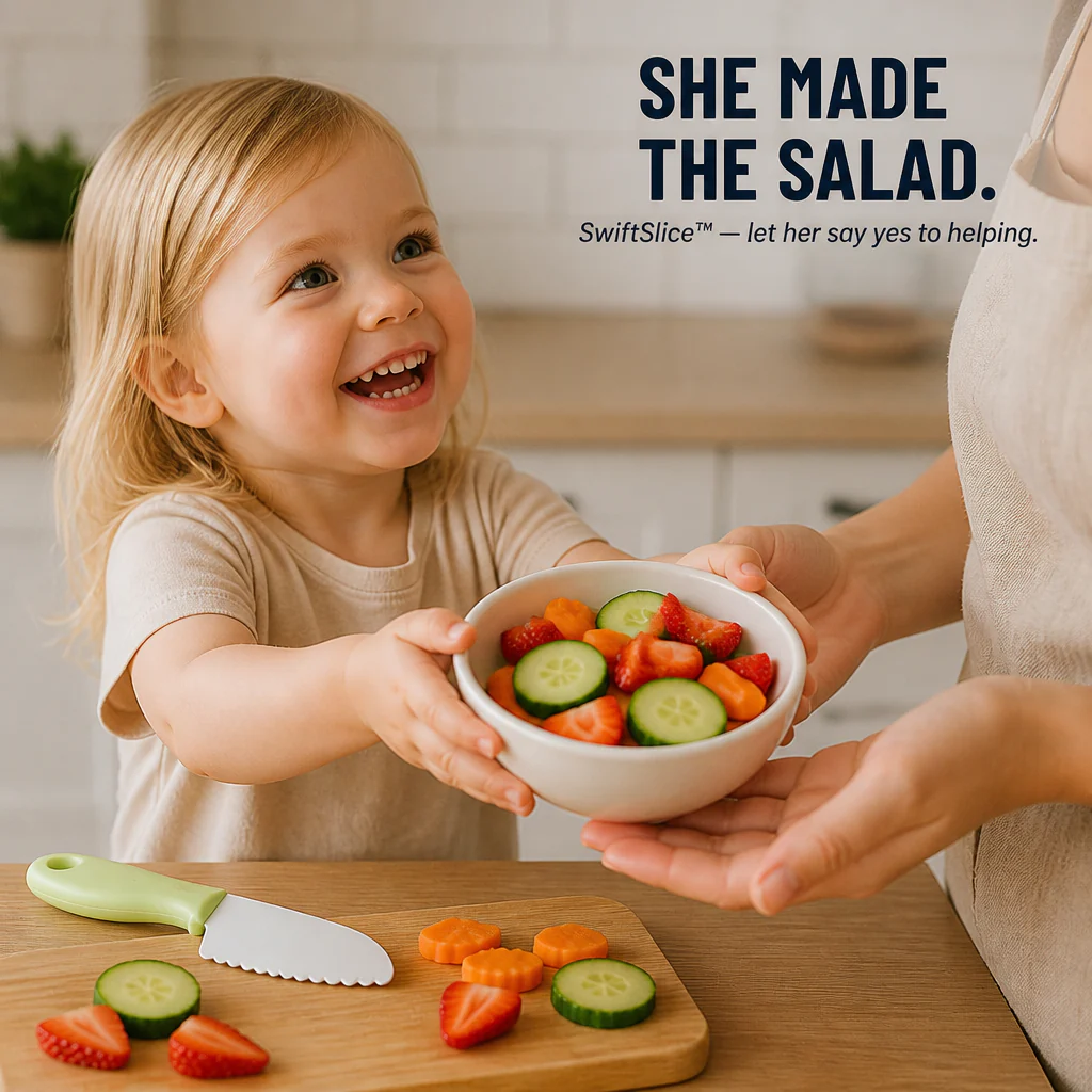 SwiftSlice™ — Let Your Toddler Slice Real Veggies Without Slicing Their Fingers - Image 8