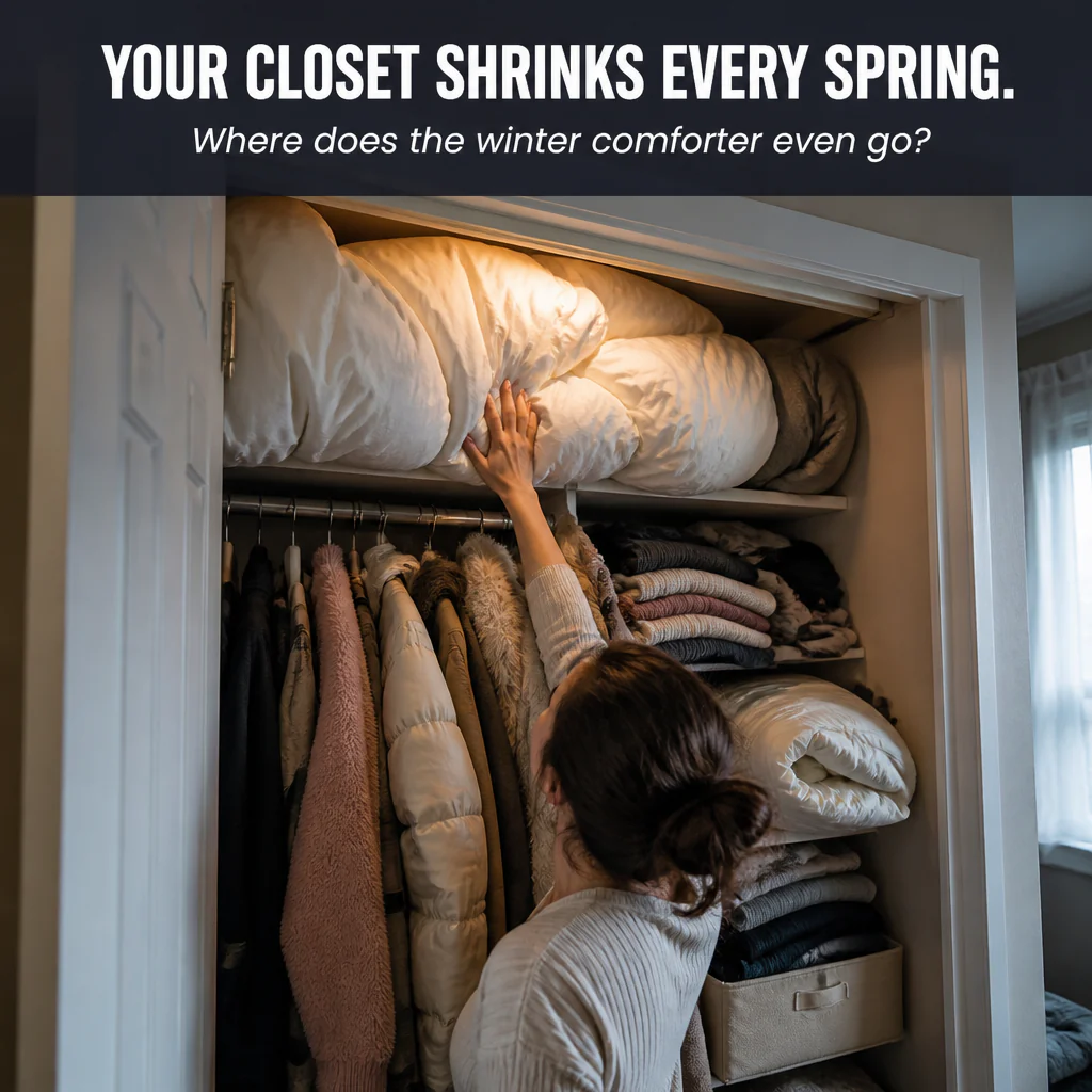 SwiftSpace™ — Compress Comforters, Coats & Bedding to a Fifth Their Size, Pump-Free - Image 2