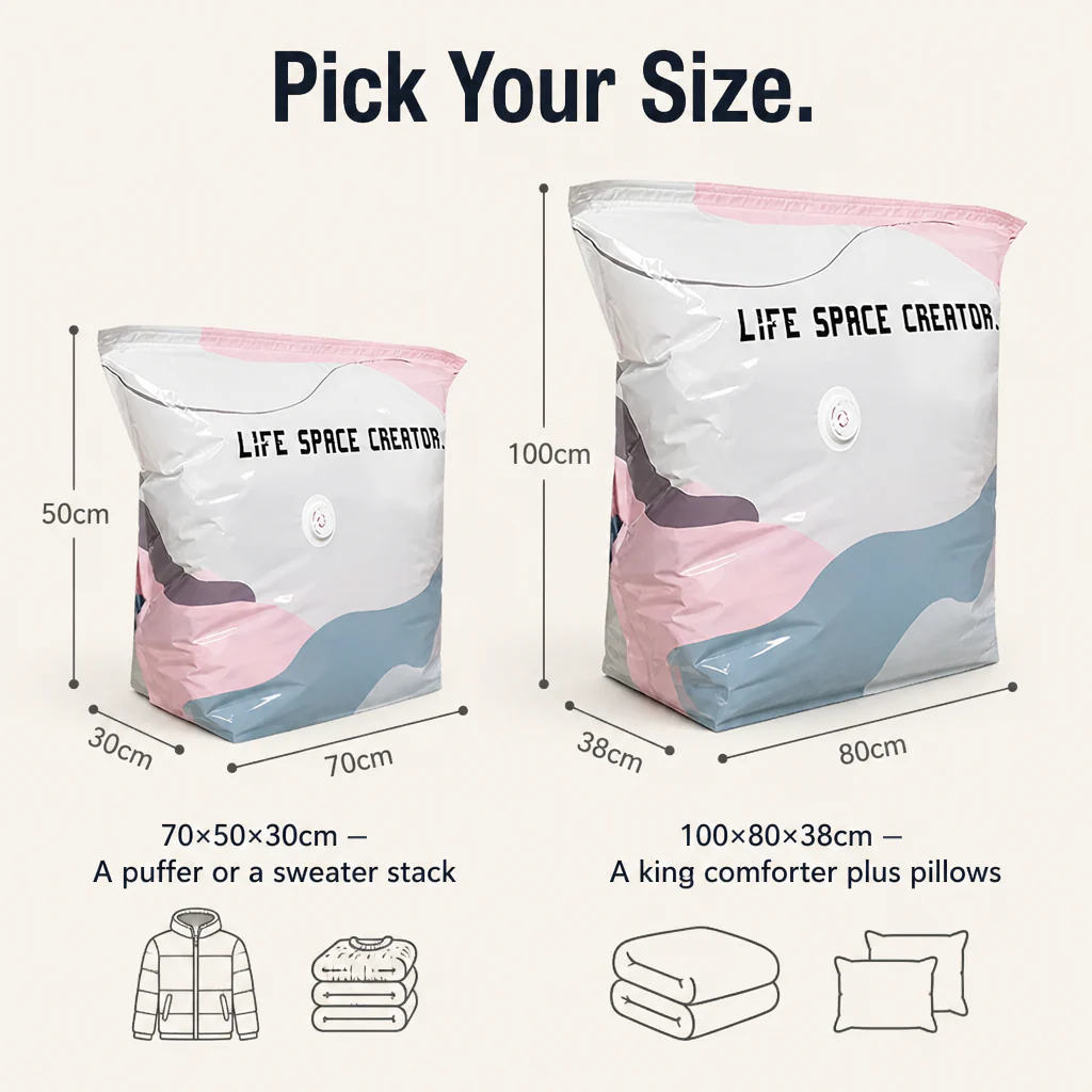 SwiftSpace™ — Compress Comforters, Coats & Bedding to a Fifth Their Size, Pump-Free - Image 7