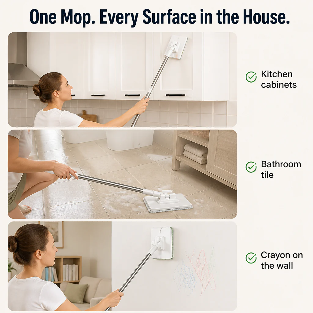 SwiftSweepPro™ — Clip Any Cloth, Sweep Any Floor, Skip the Refill Aisle for Good - Image 4