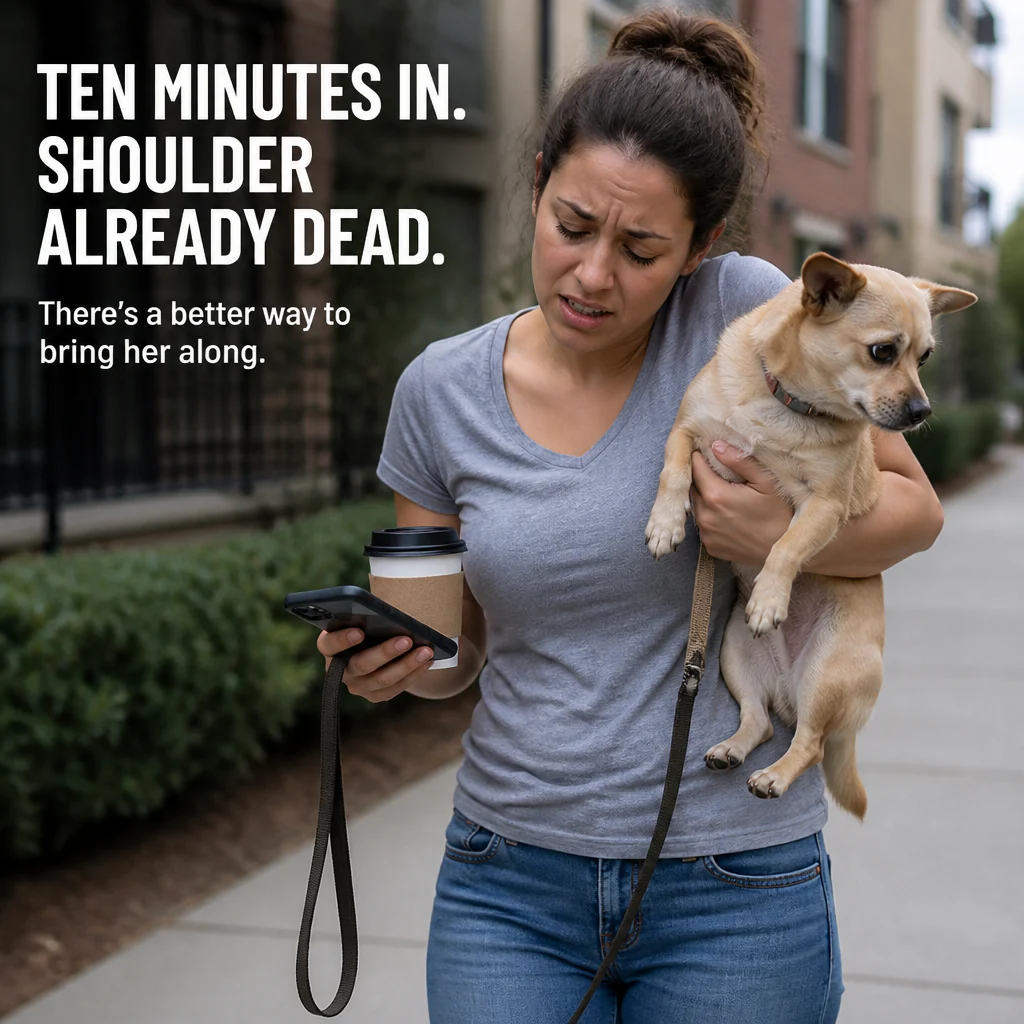 Tailmate™ — Carry Your Small Dog Hands-Free On Every Walk, Hike & Errand - Image 2