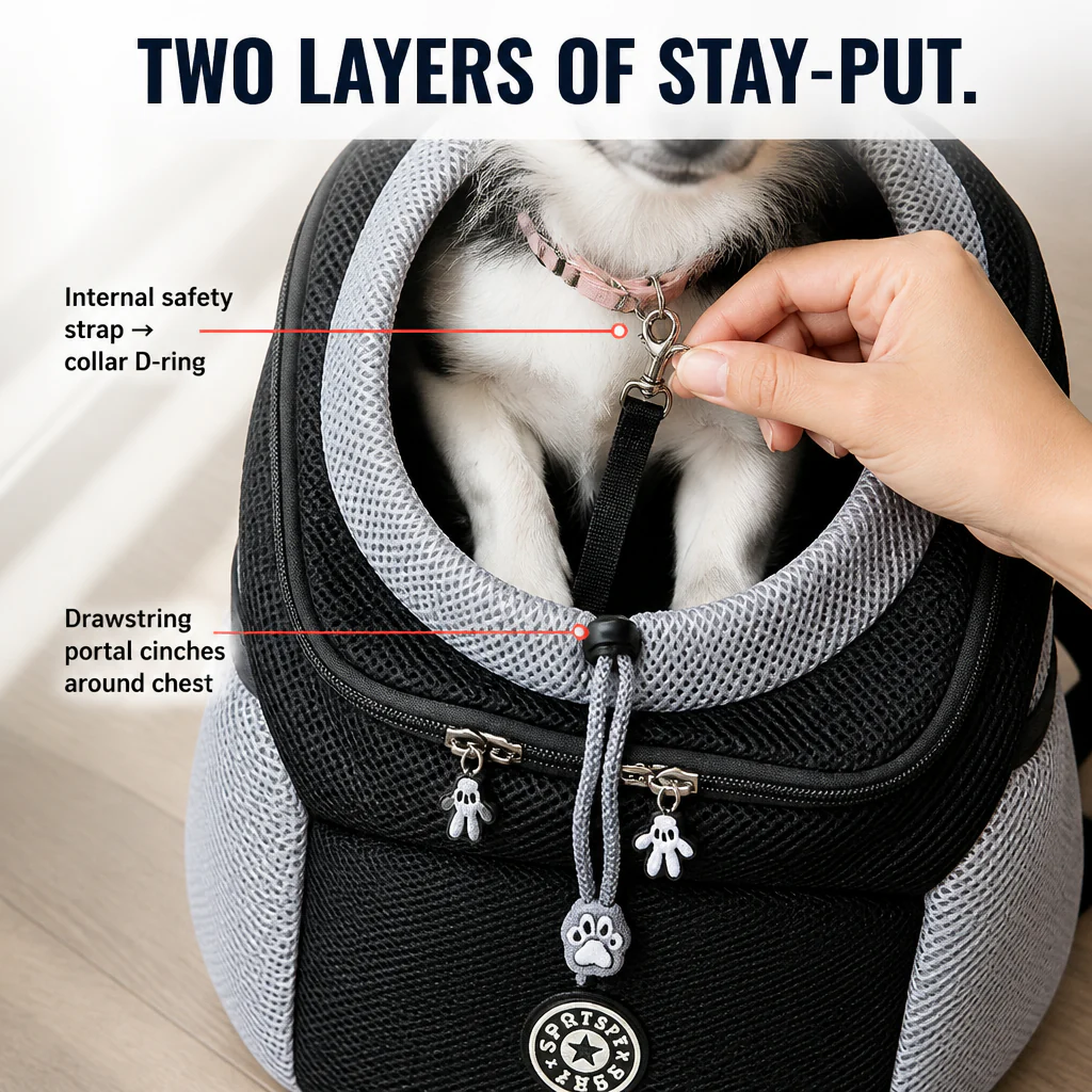 Tailmate™ — Carry Your Small Dog Hands-Free On Every Walk, Hike & Errand - Image 3