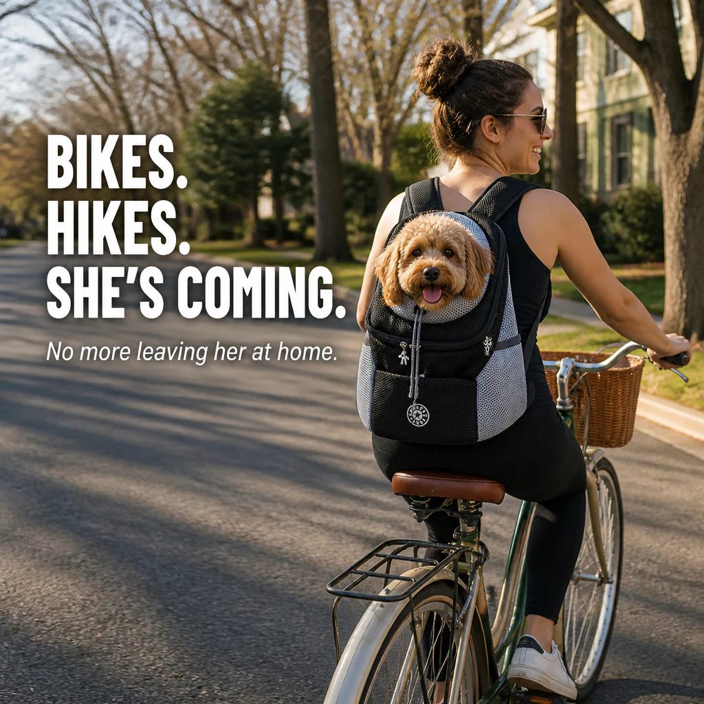 Tailmate™ — Carry Your Small Dog Hands-Free On Every Walk, Hike & Errand - Image 5