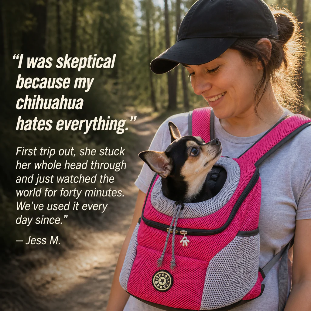 Tailmate™ — Carry Your Small Dog Hands-Free On Every Walk, Hike & Errand - Image 8