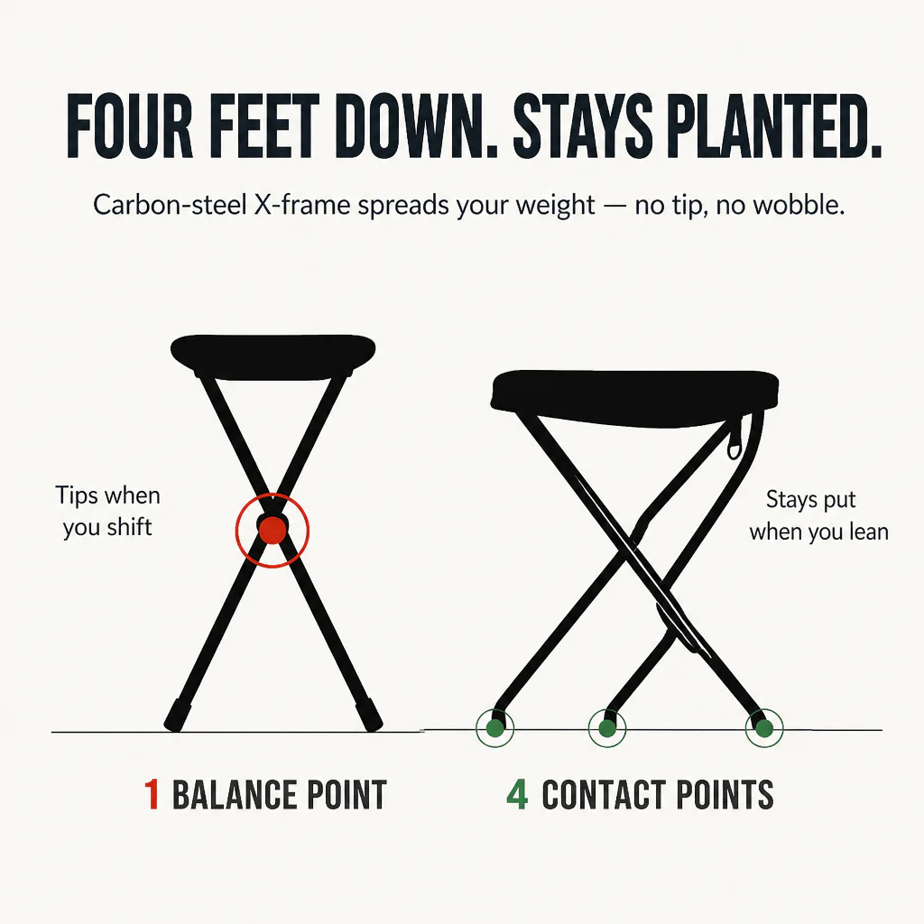 TerraSeat™ — Carry a 330 lb Seat That Folds Into Your Daypack - Image 3