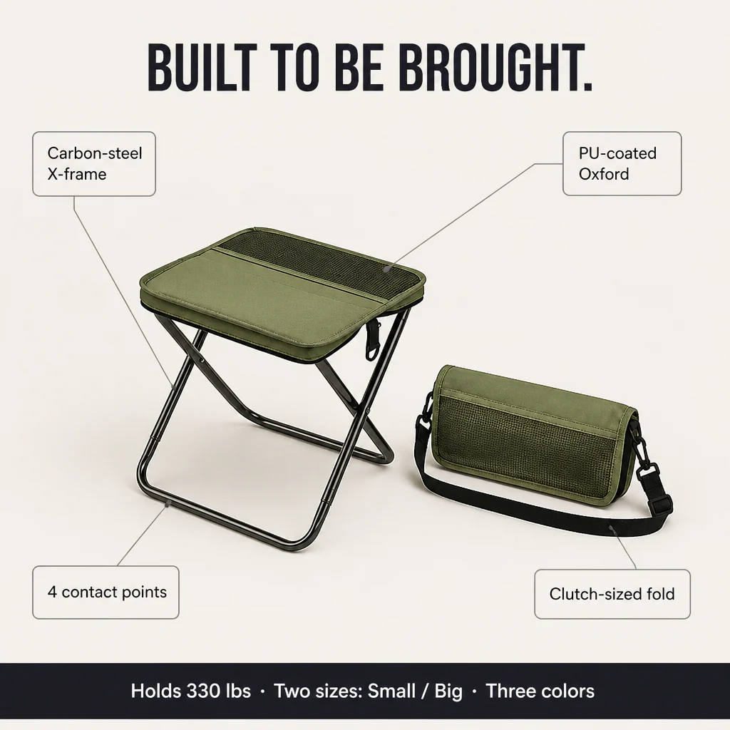 TerraSeat™ — Carry a 330 lb Seat That Folds Into Your Daypack - Image 7