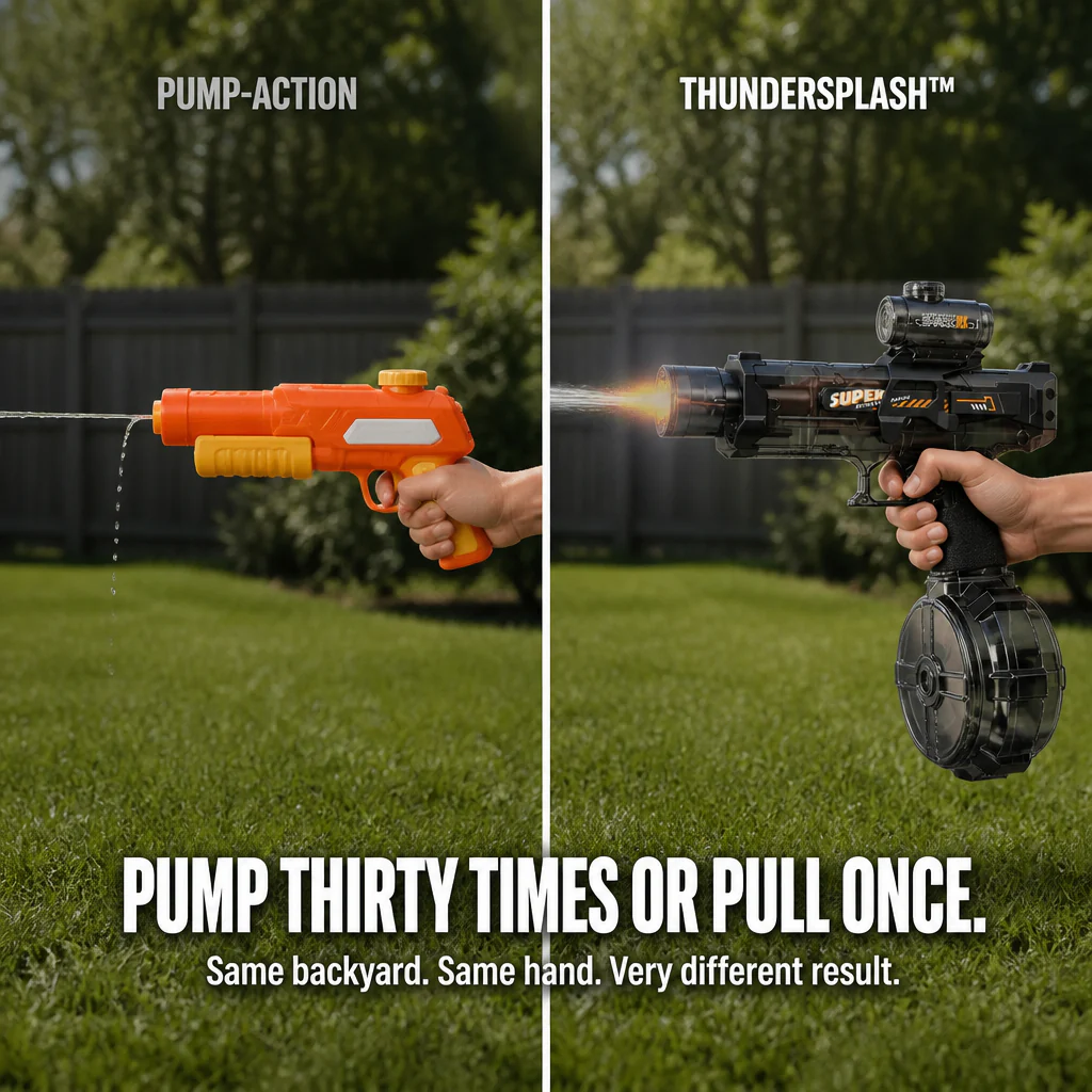 ThunderSplash™ — Drench the Backyard with Zero Pumping, USB-C Power & Muzzle-Flash Lights - Image 5
