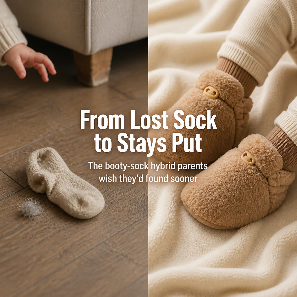 TinyTreadz™ — Cozy Up Tiny Feet With Plush Booties That Actually Stay On - Image 2