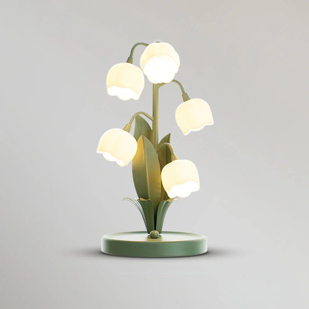 Table lamp with a bell orchid - Image 27