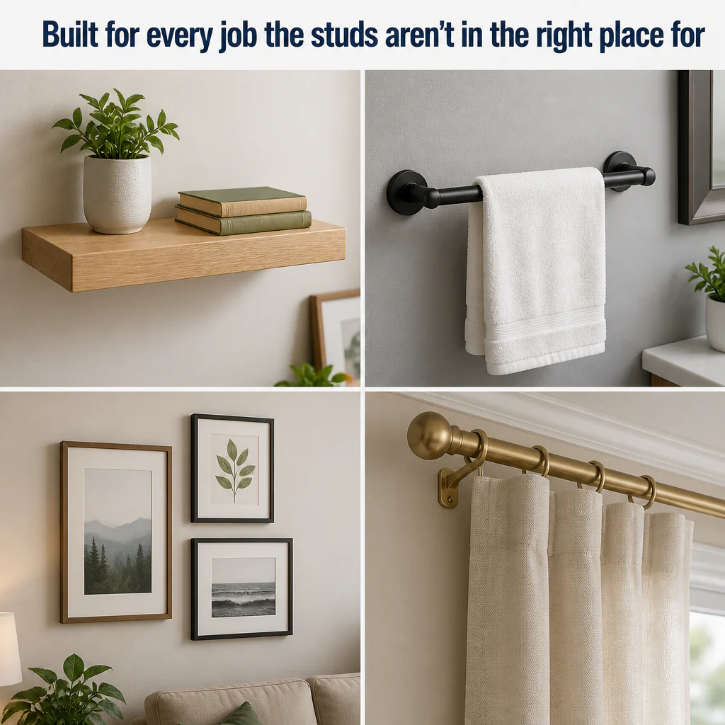 TitanFixx™ — Hammer-In Steel Anchors That Grip Drywall From the Back - Image 6