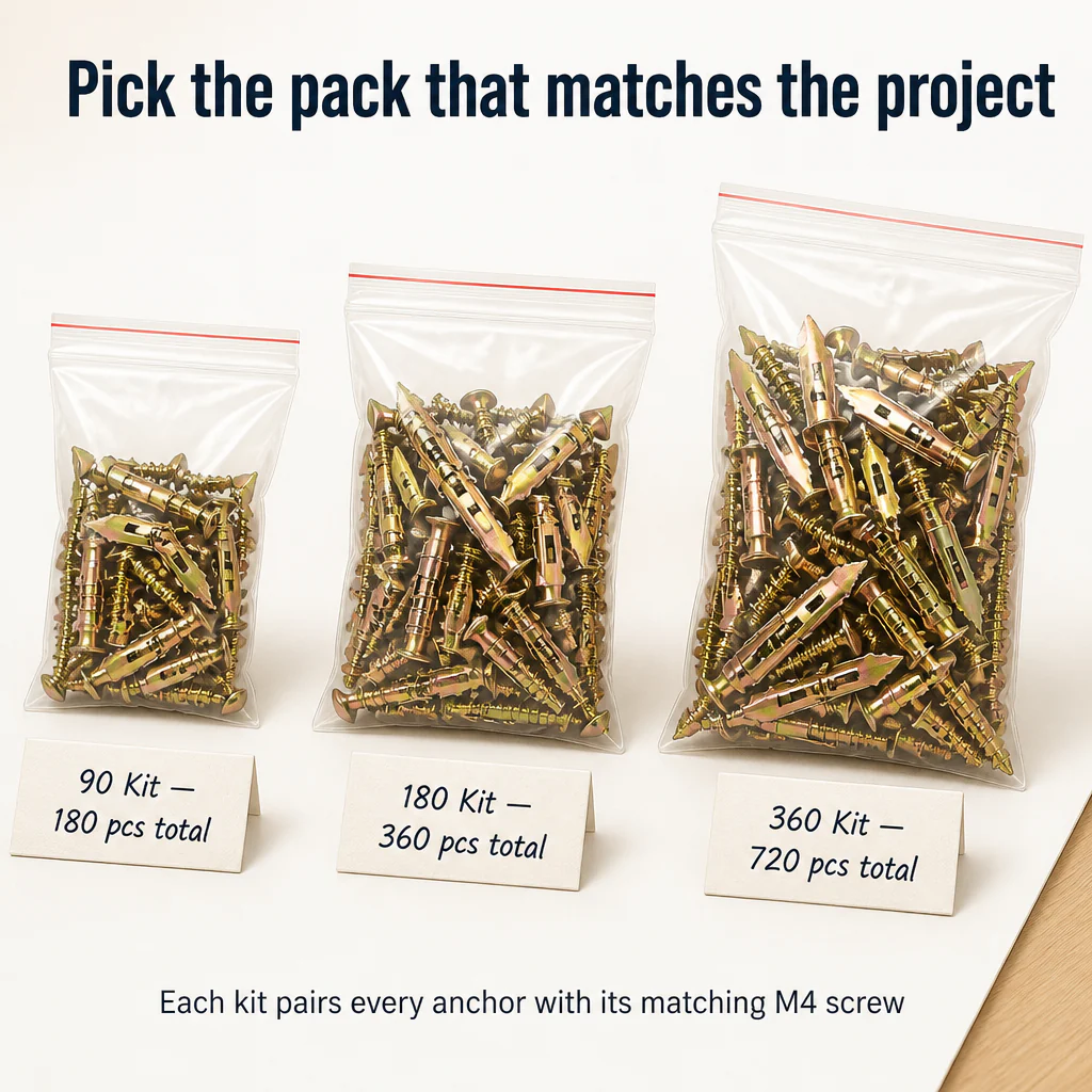 TitanFixx™ — Hammer-In Steel Anchors That Grip Drywall From the Back - Image 9