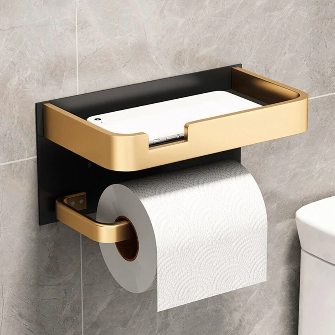 Toilet Paper Rack | Wall Mounted | Metal Dispenser | BathLine - Image 11