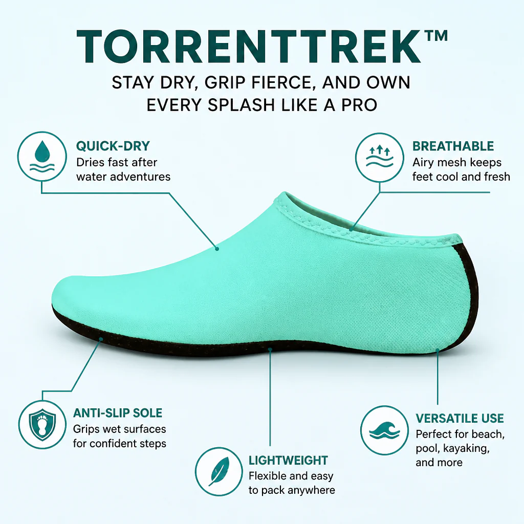 TorrentTrek™ — Slip On, Grip Wet Rock, and Skip the Soggy Sneakers - Image 14