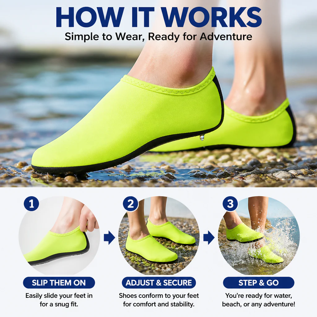 TorrentTrek™ — Slip On, Grip Wet Rock, and Skip the Soggy Sneakers - Image 3