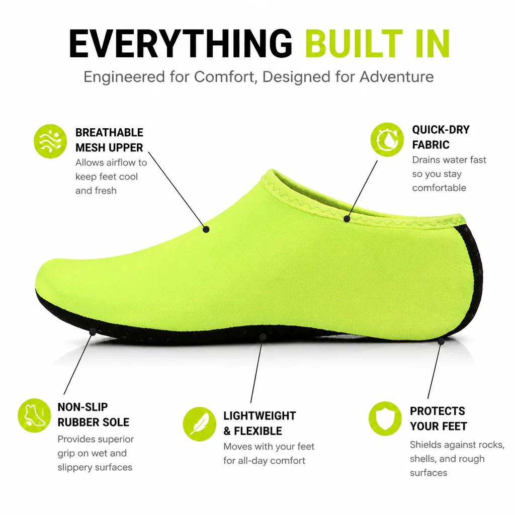 TorrentTrek™ — Slip On, Grip Wet Rock, and Skip the Soggy Sneakers - Image 4