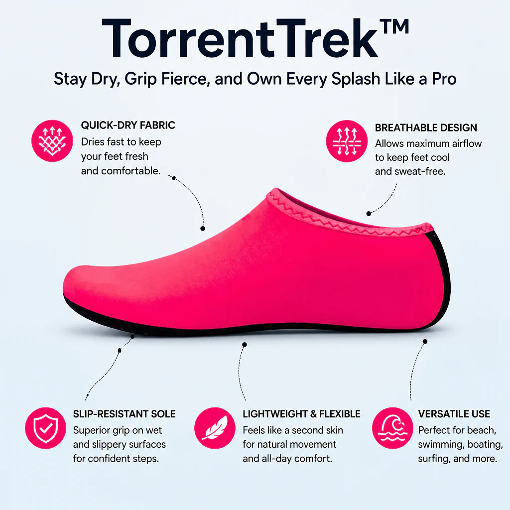 TorrentTrek™ — Slip On, Grip Wet Rock, and Skip the Soggy Sneakers - Image 9
