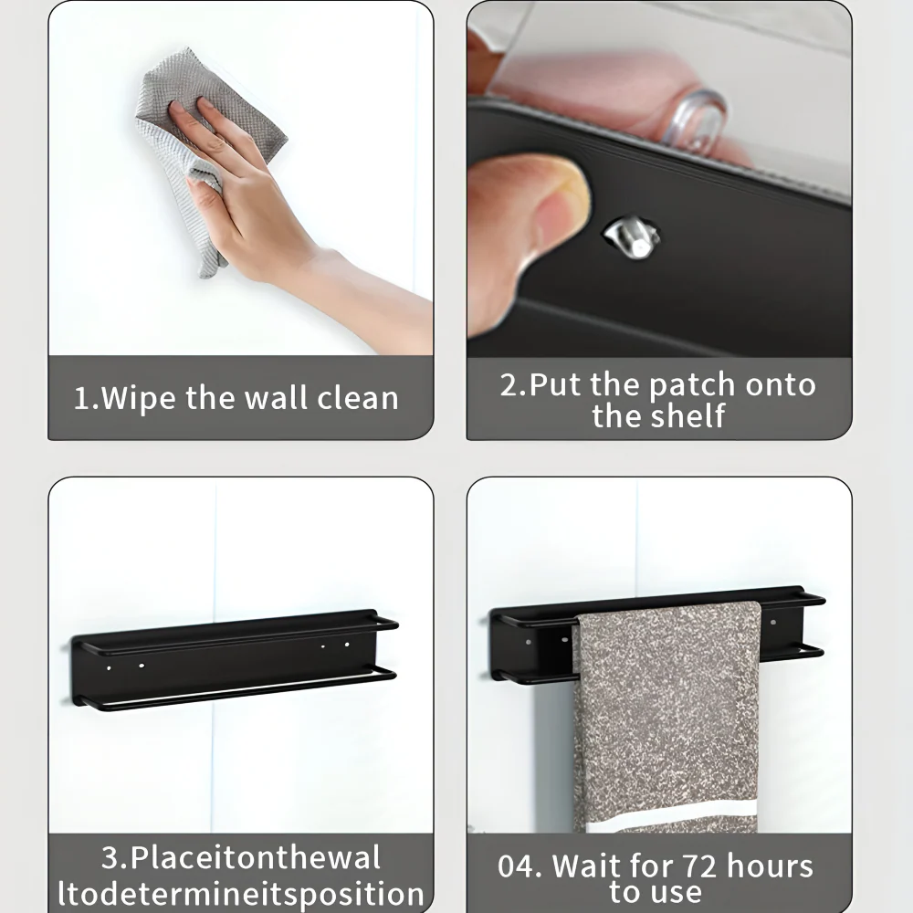 Towel Rack | Upright Wall Organizer | Open Wire Basket | TowelStack - Image 4