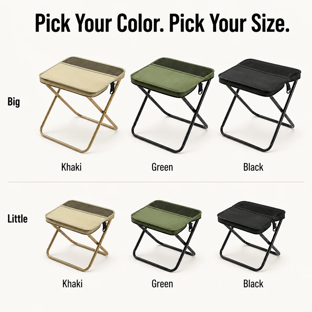 TrailEase™ — Pop Open A 330-lb Stool That Folds To Water-Bottle Size - Image 9