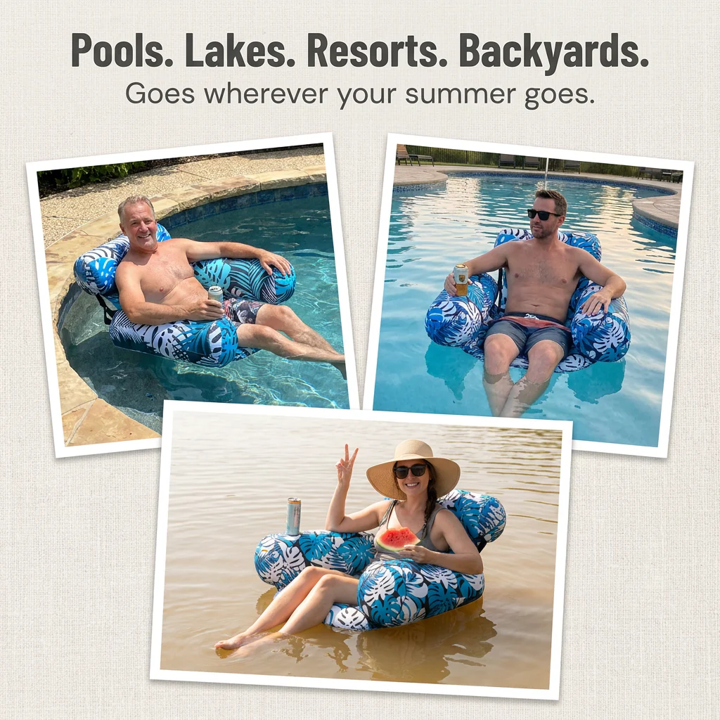 TripleDrift™ — Float Like a Lounge Chair, Not a Flat Pool Raft - Image 7