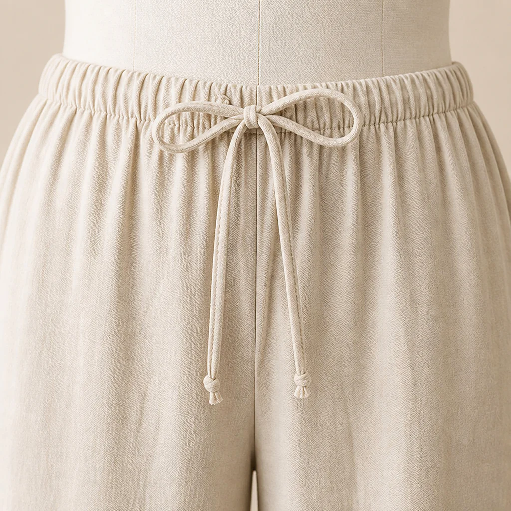 TrueStyle™ – Relaxed Two-Piece Set with Asymmetric Hem & Wide-Leg Pants - Image 6