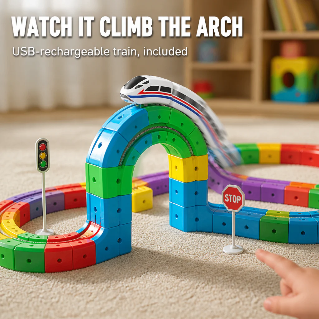 TurboTrail™ — Snap-Together Cube Tracks That Pull Kids Off Screens For Hours - Image 4