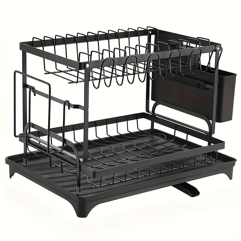 Two-Tier Draining Rack with Drainage System - Image 5