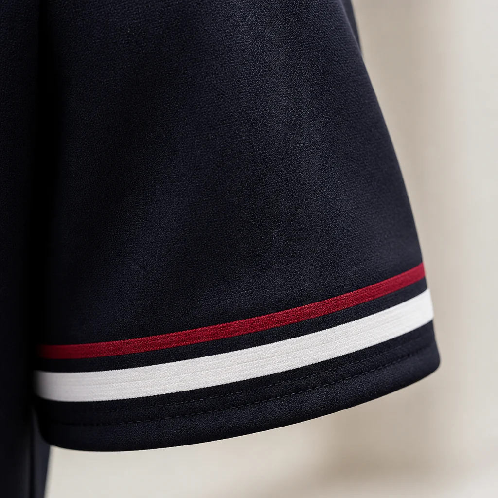 Marsten™ – Tailored Zip-Collar Shirt and Shorts Set for Men - Image 6