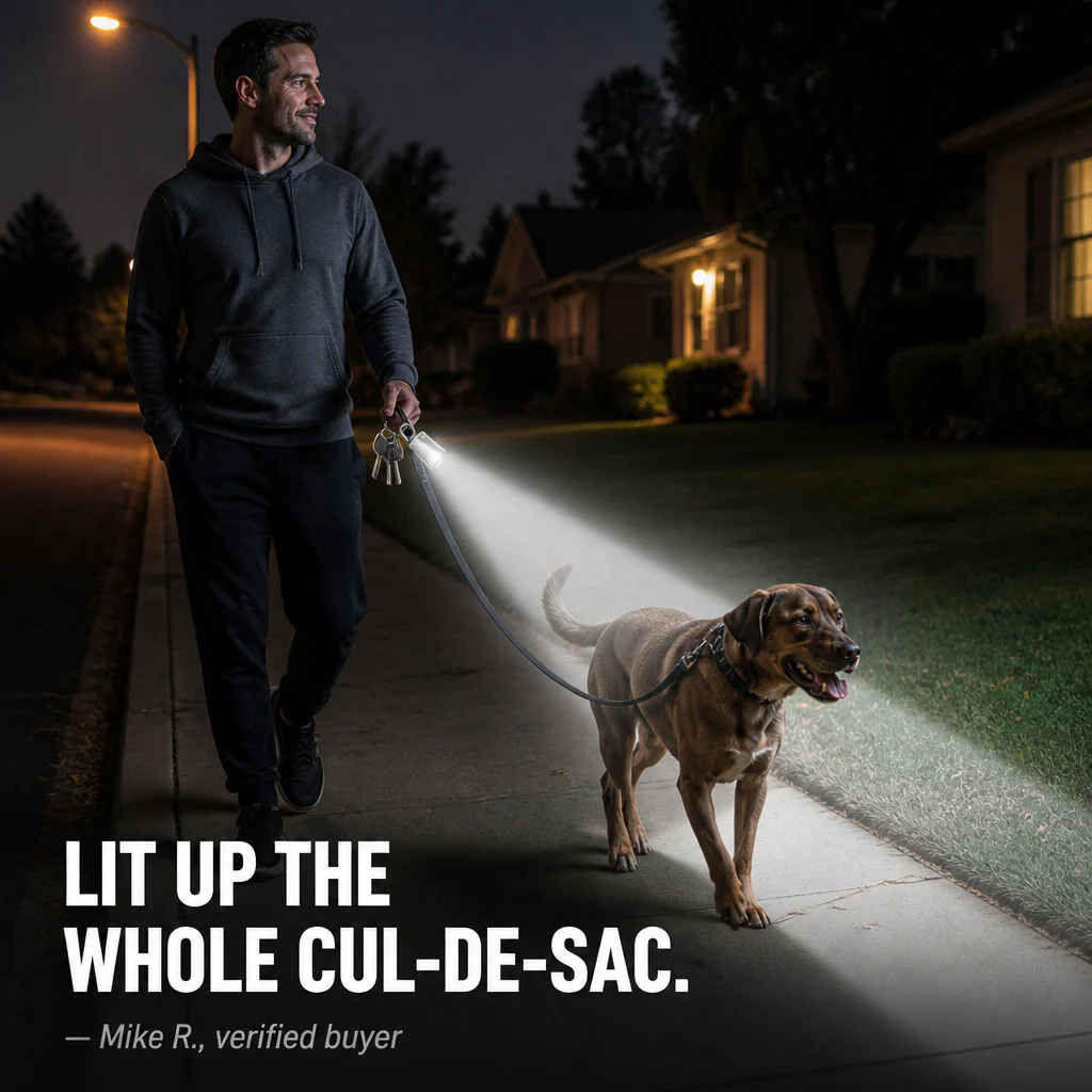 ValorBeam™ — Carry a 1200-Lumen Flashlight and Phone Charger on Your Keys - Image 3