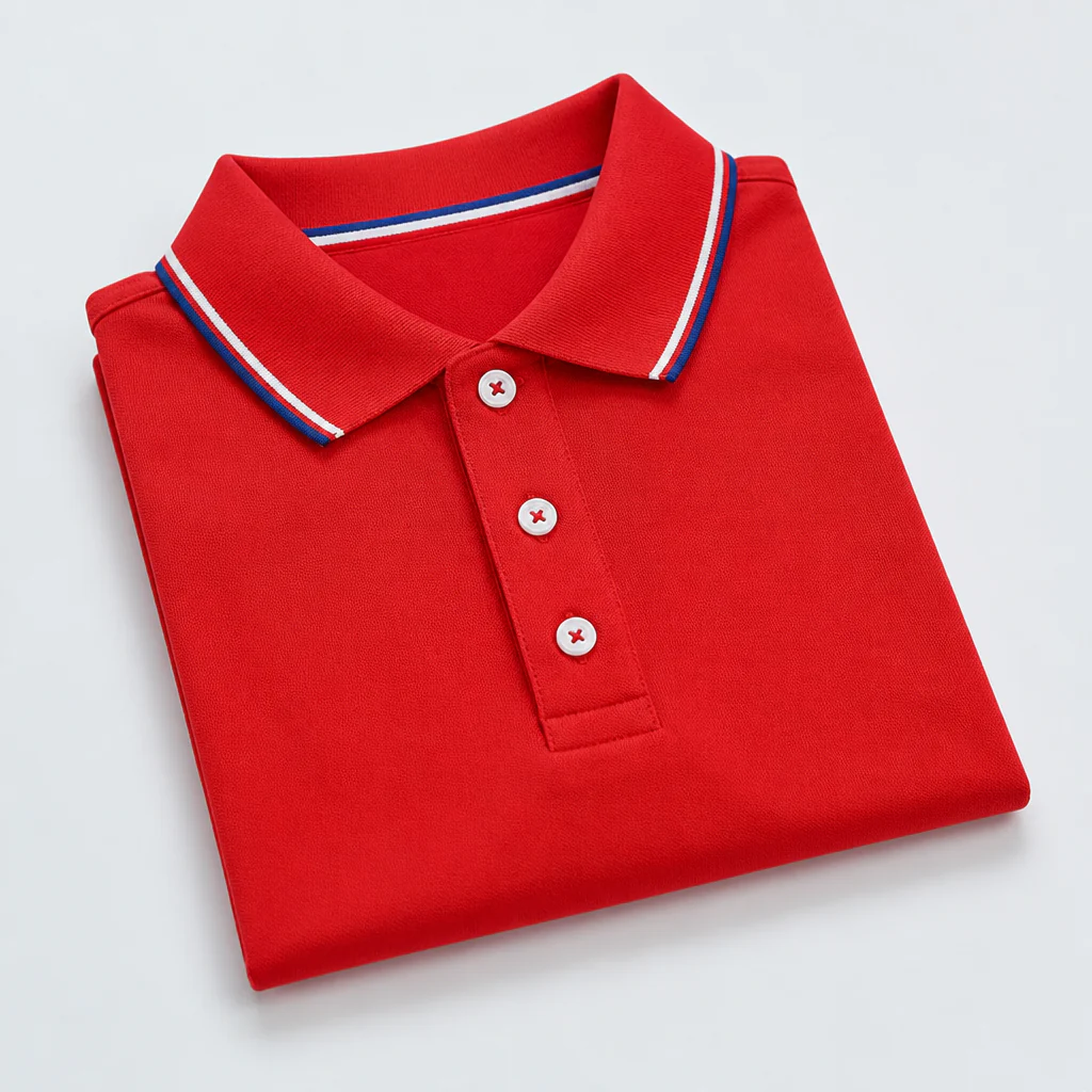 ValorCore™ – Wrinkle-Free Classic Polo Shirt Set with Signature Striped Collar - Image 13