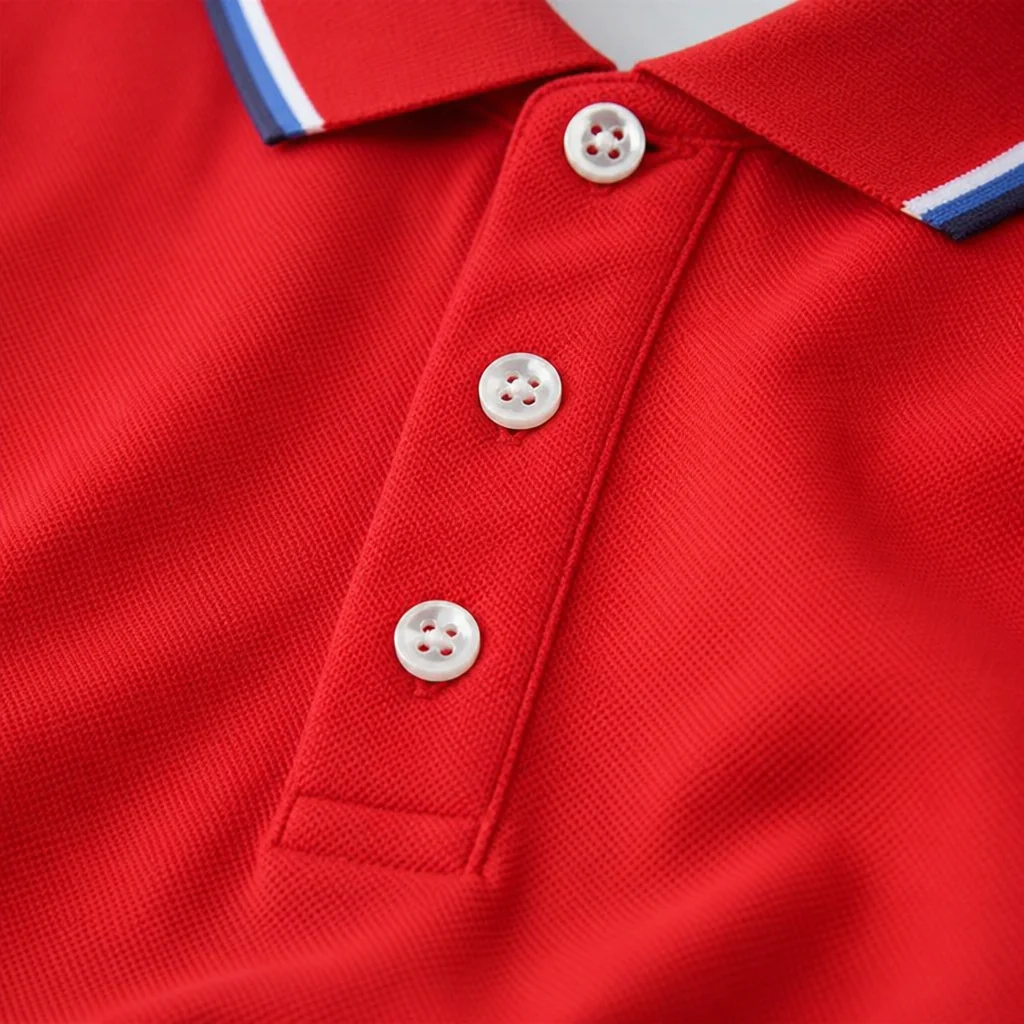ValorCore™ – Wrinkle-Free Classic Polo Shirt Set with Signature Striped Collar - Image 5