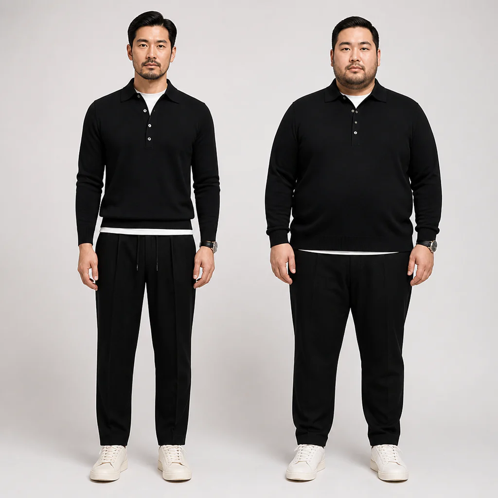 ValorWeave™ – Tailored Knit Polo with Spread Collar & Button Placket - Image 9